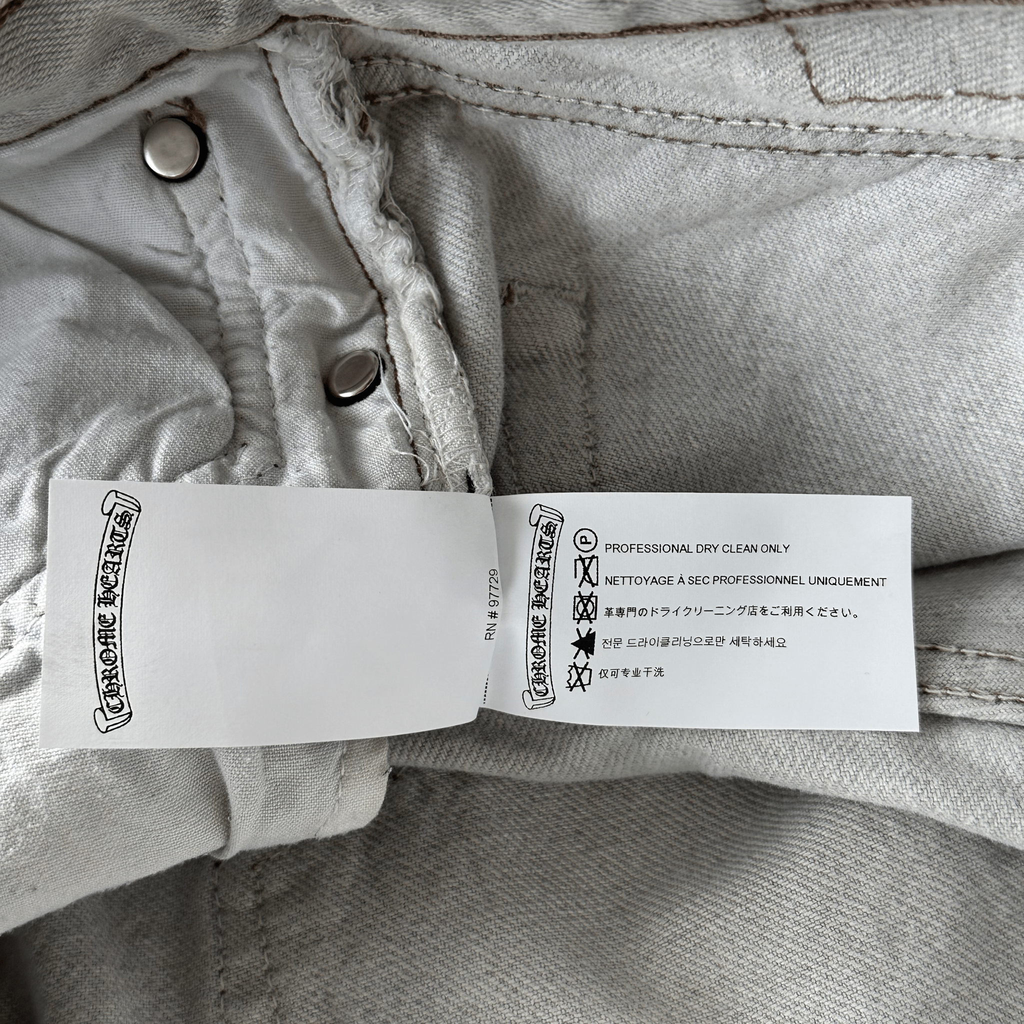 Chrome Hearts Levis White & Mixed Cross Patch Jeans - Morely TrendsChrome Hearts Type here:)