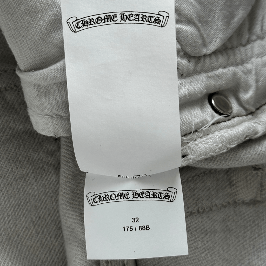 Chrome Hearts Levis White & Mixed Cross Patch Jeans - Morely TrendsChrome Hearts Type here:)