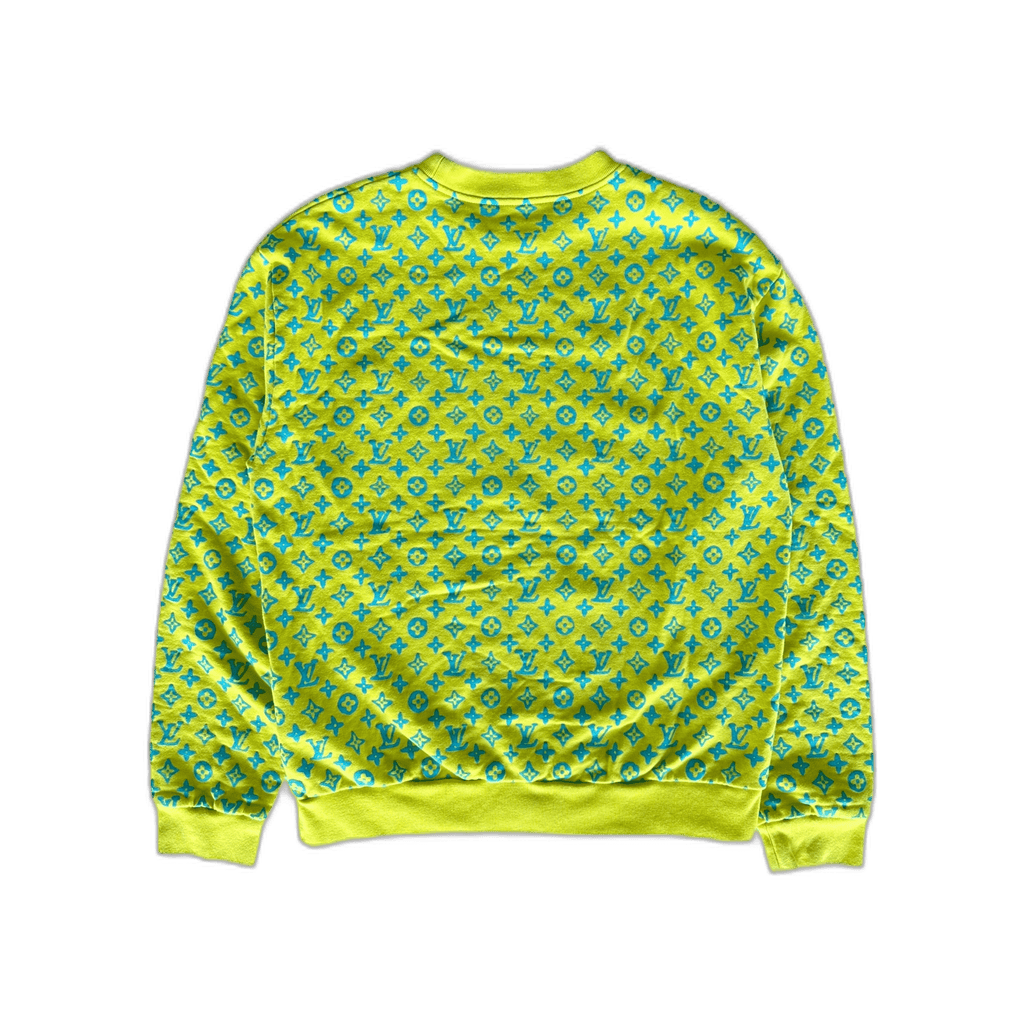 Louis Vuitton Yellow & Blue Monogram Sweater - Morely TrendsLouis Vuitton Type here:)