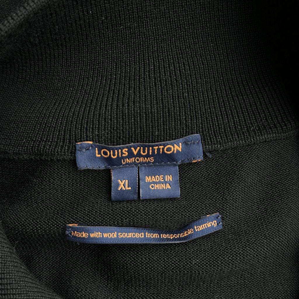 Louis Vuitton Black Wool Zip Up Jacket - Morely TrendsLouis Vuitton Type here:)