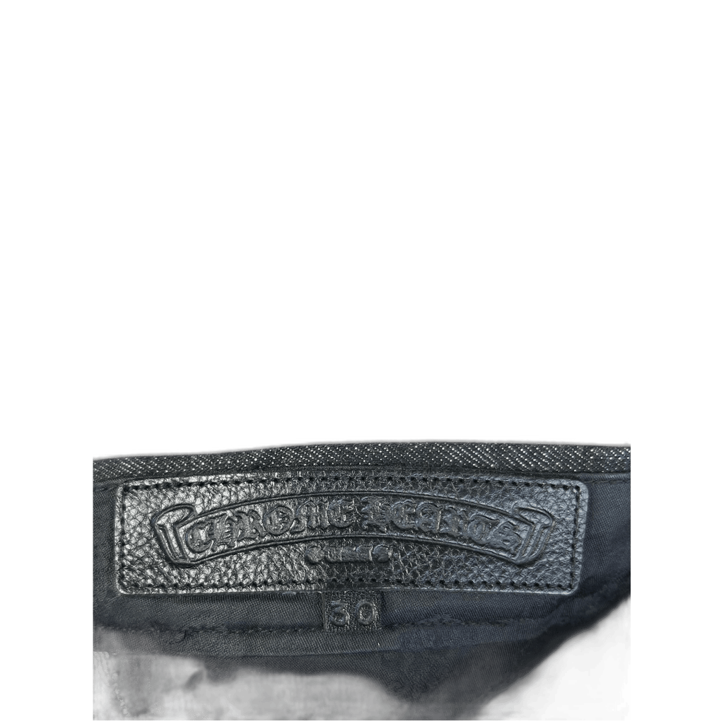 Chrome Hearts Grey & Black Star Patch Jeans - Morely TrendsChrome Hearts Type here:)