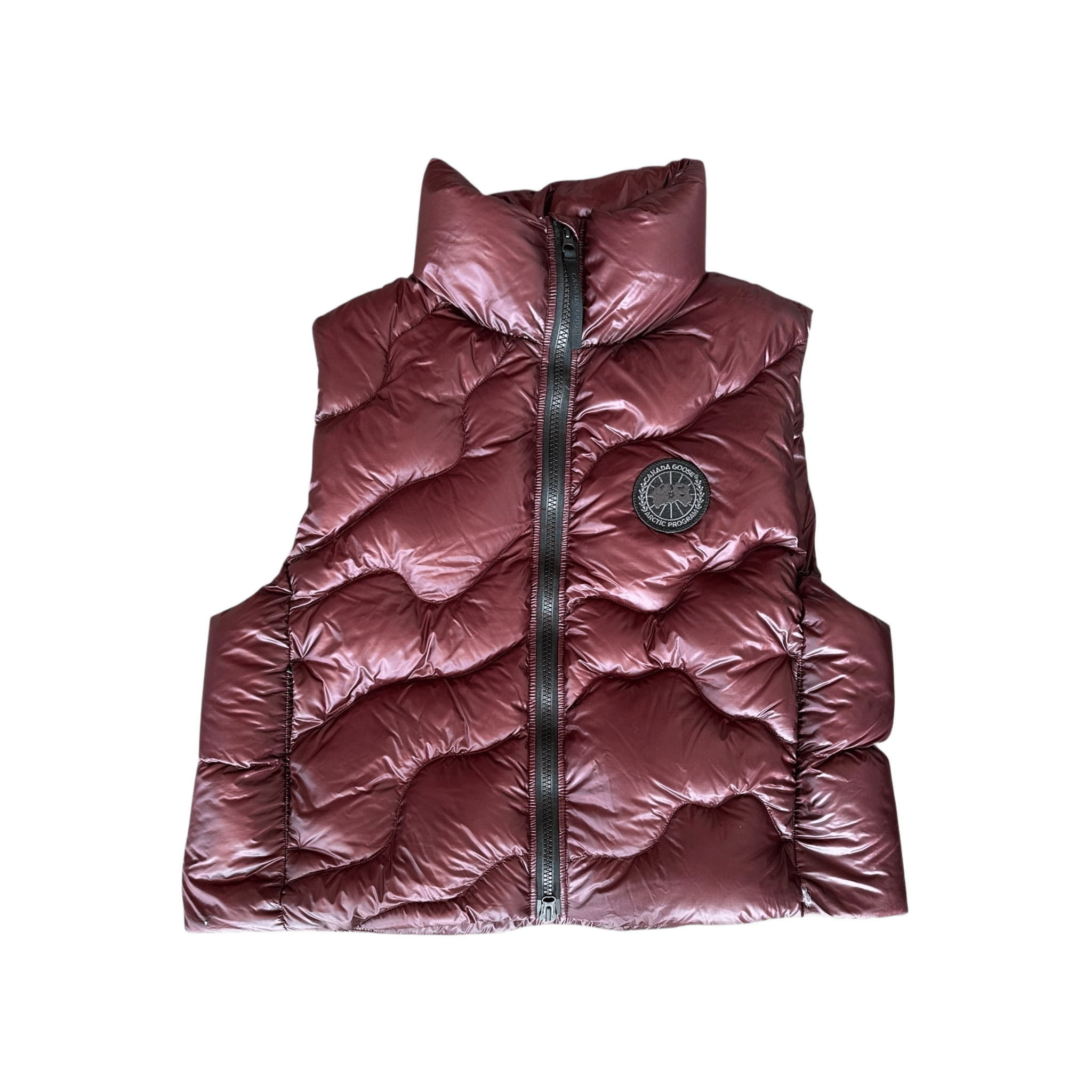 Canada Goose Burgundy Cypress Black Label Women's Vest - Morely TrendsCanada Goose Type here:)
