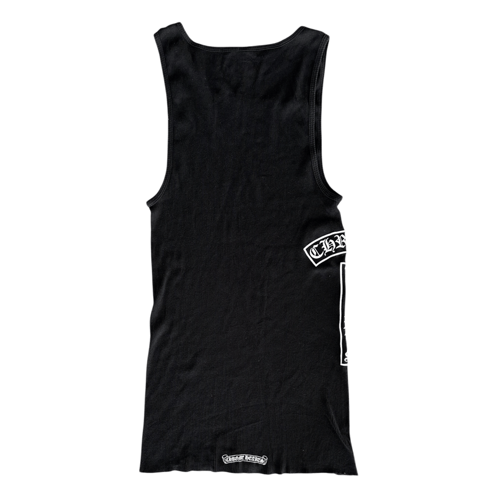 Chrome Hearts Black & White T - Bar Logo Tank Top - Morely TrendsChrome Hearts Type here:)