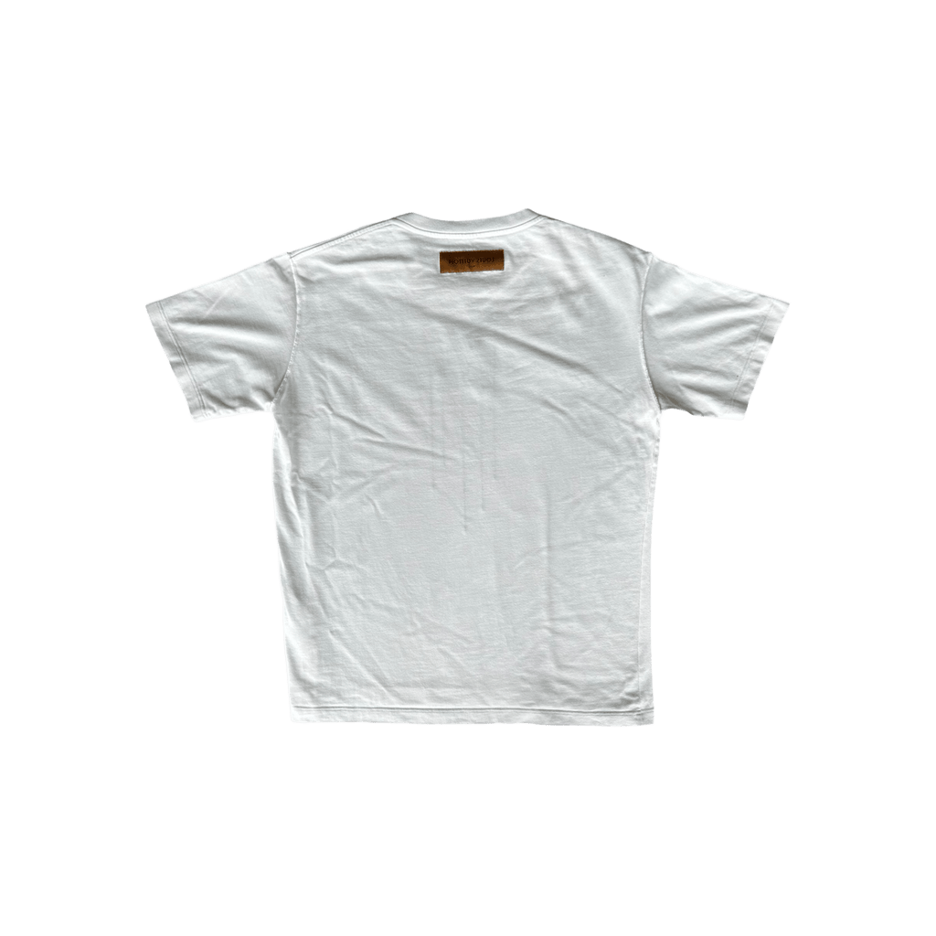 Louis Vuitton White & Black Pendant Logo T-Shirt - Morely TrendsLouis Vuitton Type here:)