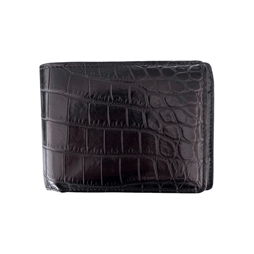 Louis Vuitton Black Crocodile Bifold Wallet - Morely TrendsLouis Vuitton Type here:)