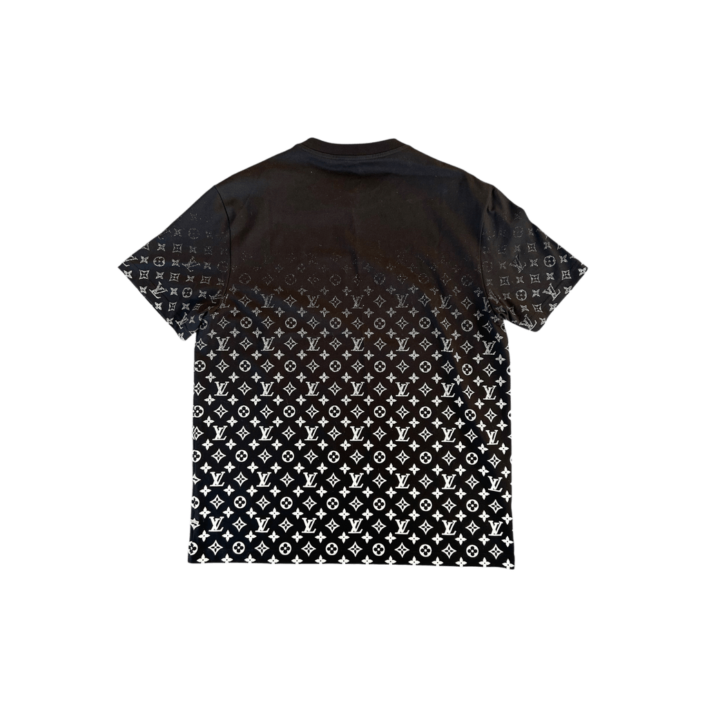 Louis Vuitton Black & White Monogram Gradient T-Shirt - Morely TrendsLouis Vuitton Type here:)