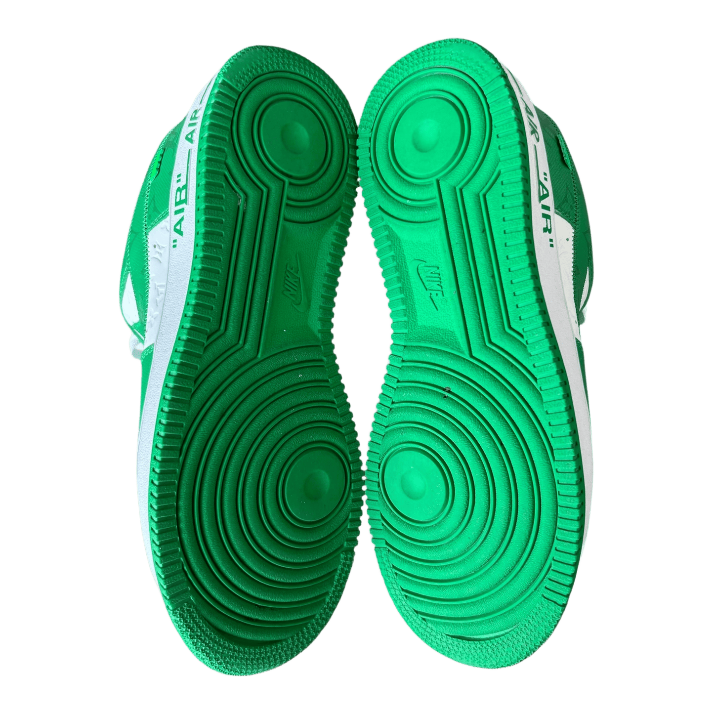 Louis Vuitton Nike Green & White Monogram Air Force 1 - Morely TrendsLouis Vuitton Type here:)