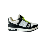 Louis Vuitton Black & White Monogram Trainers - Morely TrendsLouis Vuitton Type here:)