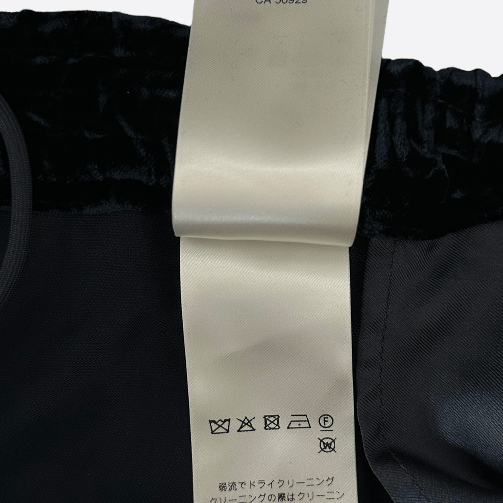 Louis Vuitton Navy Velvet Flared Track Pants - Morely TrendsLouis Vuitton Type here:)