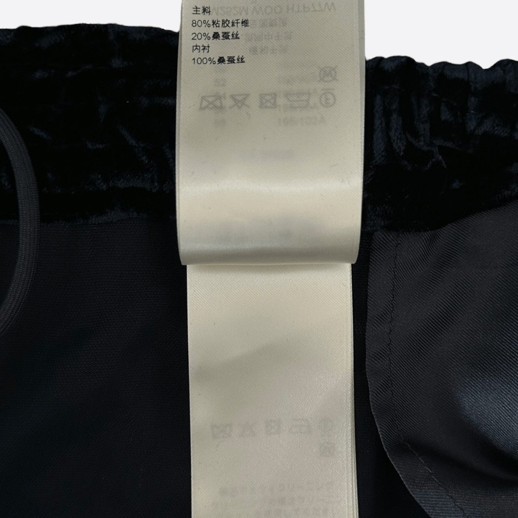 Louis Vuitton Navy Velvet Flared Track Pants - Morely TrendsLouis Vuitton Type here:)