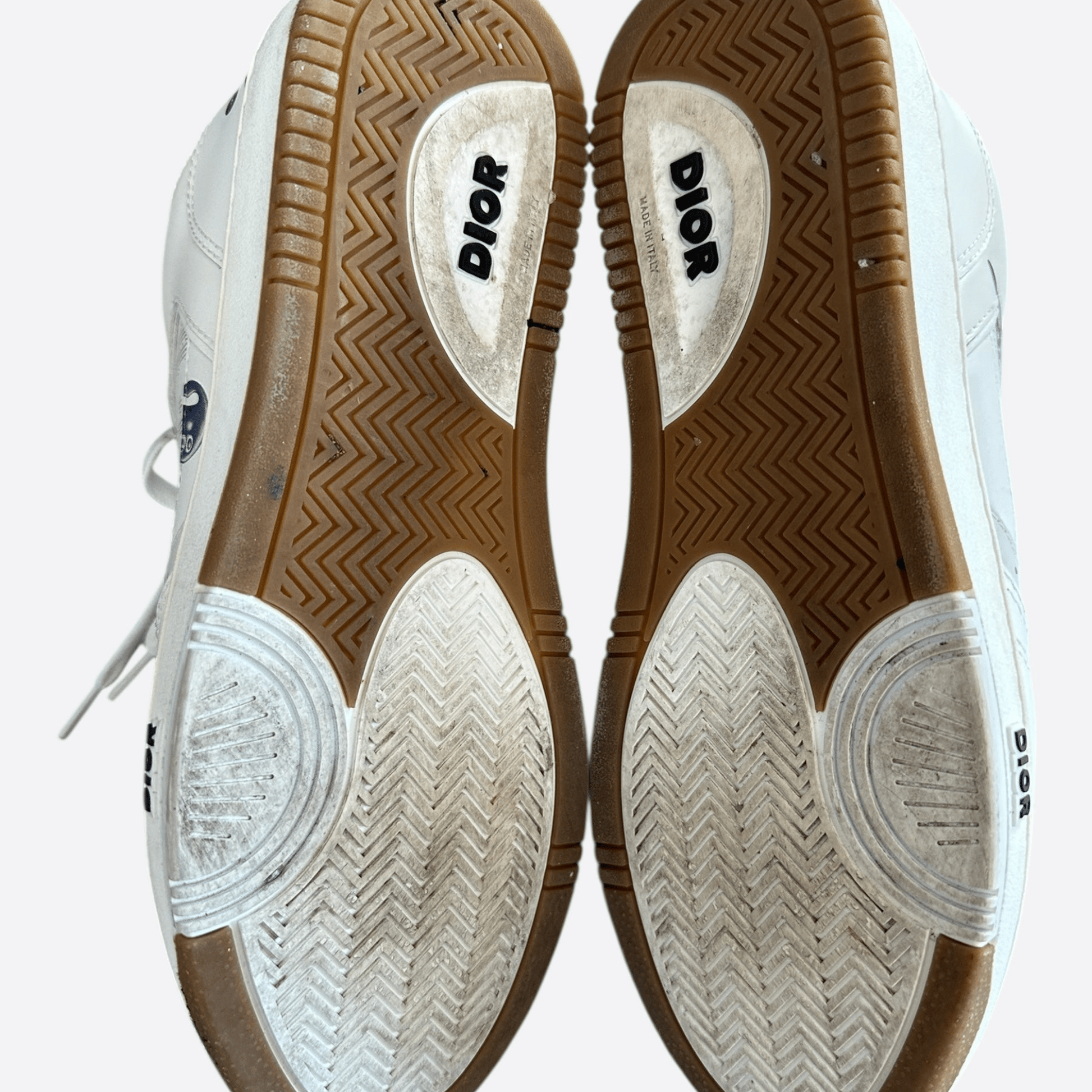 Dior Kenny Scharf White & Multicolor Oblique Faces B27 Sneakers - Morely TrendsDior Type here:)