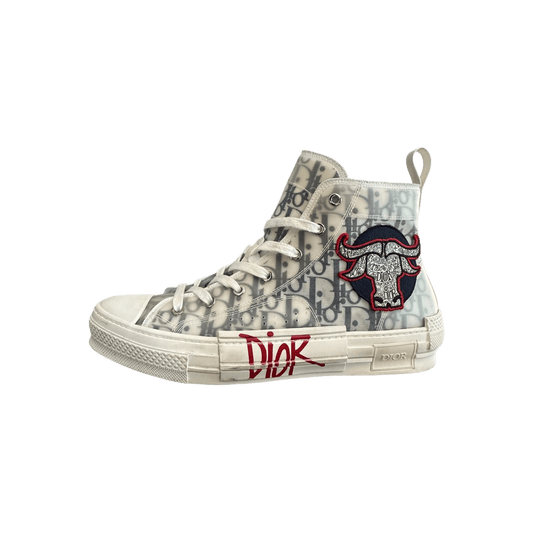 Dior White & Black Ox Oblique B23 Sneakers - Morely TrendsDior Type here:)