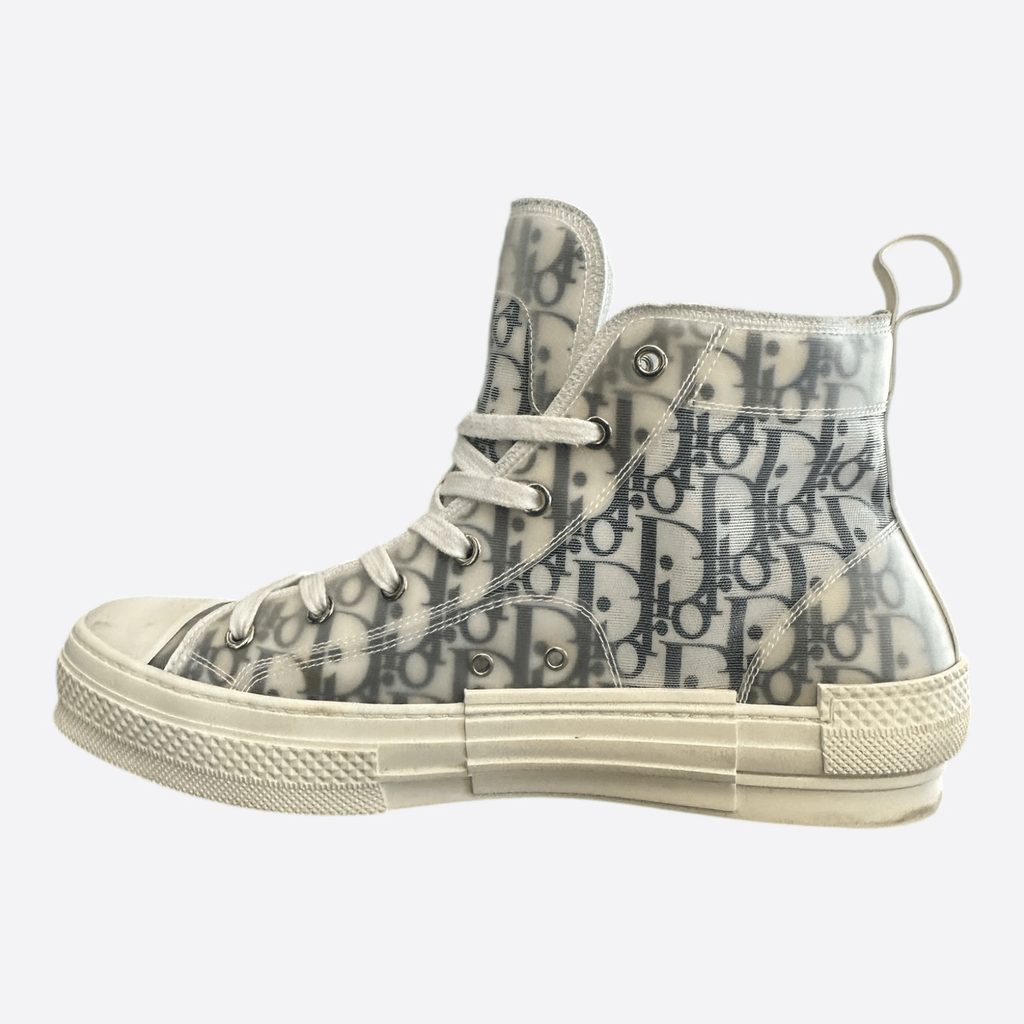 Dior White & Black Ox Oblique B23 Sneakers - Morely TrendsDior Type here:)