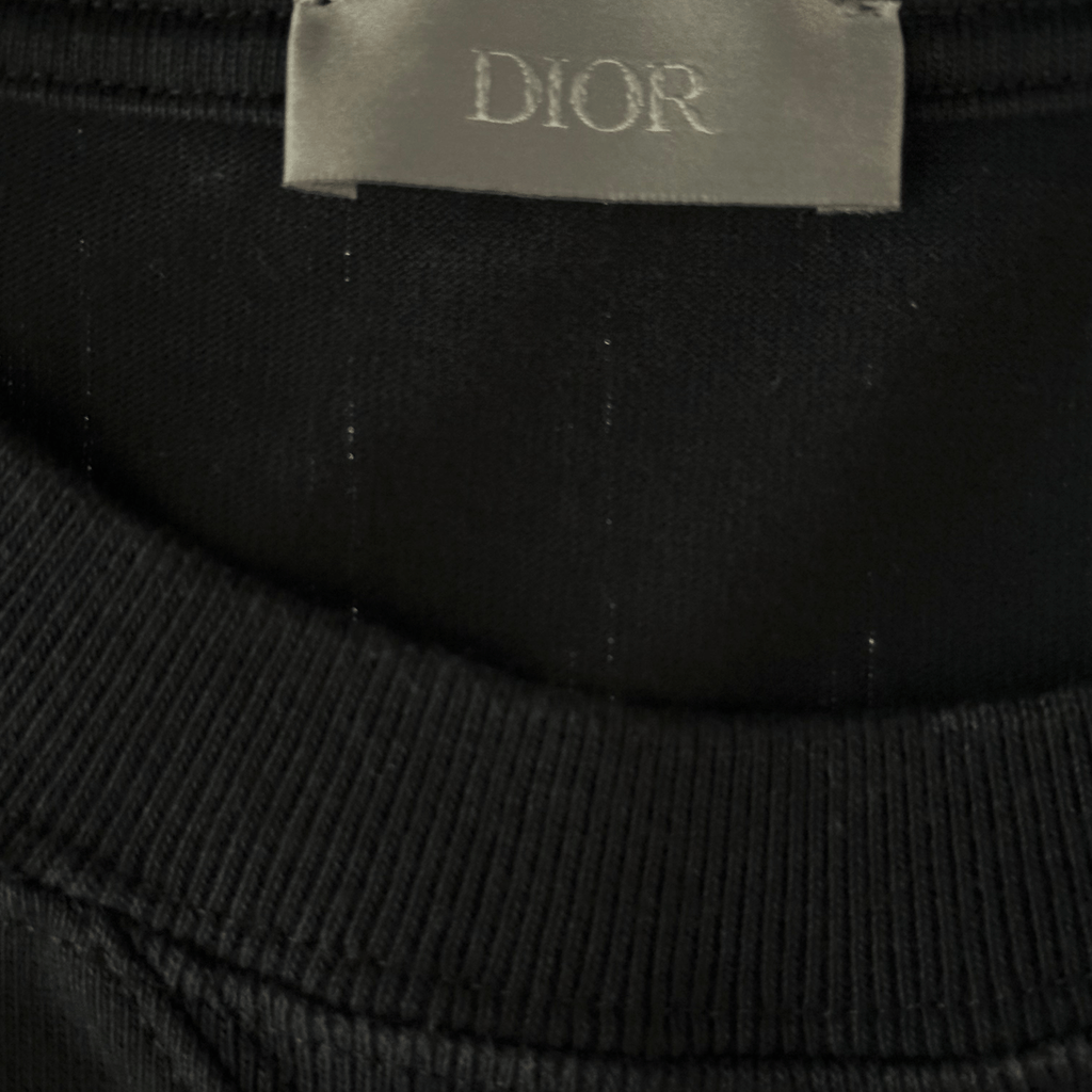 Dior Cactus Jack Black & Green Embroidered Logo T-Shirt - Morely TrendsDior Type here:)