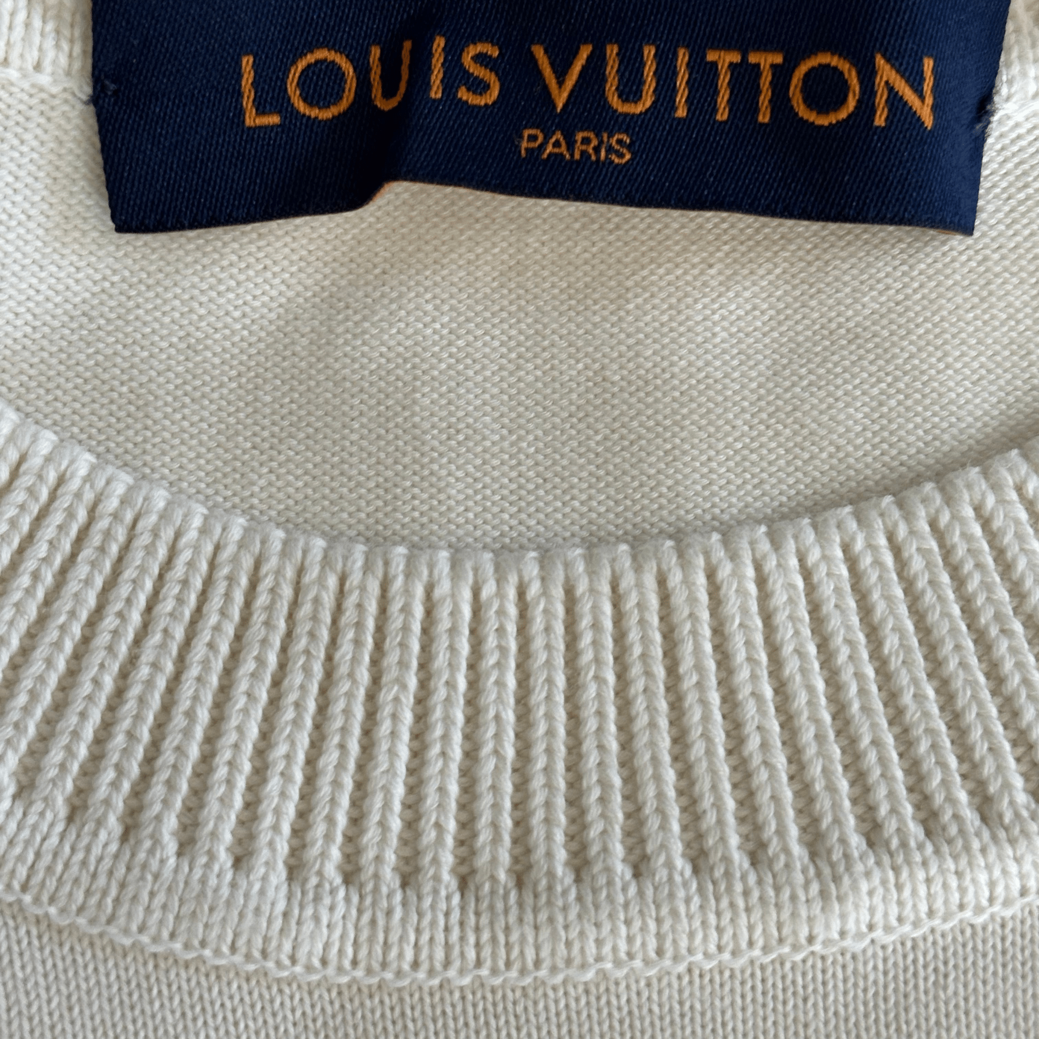Louis Vuitton White & Yellow Pin Logo Embroidered T-Shirt - Morely TrendsLouis Vuitton Type here:)