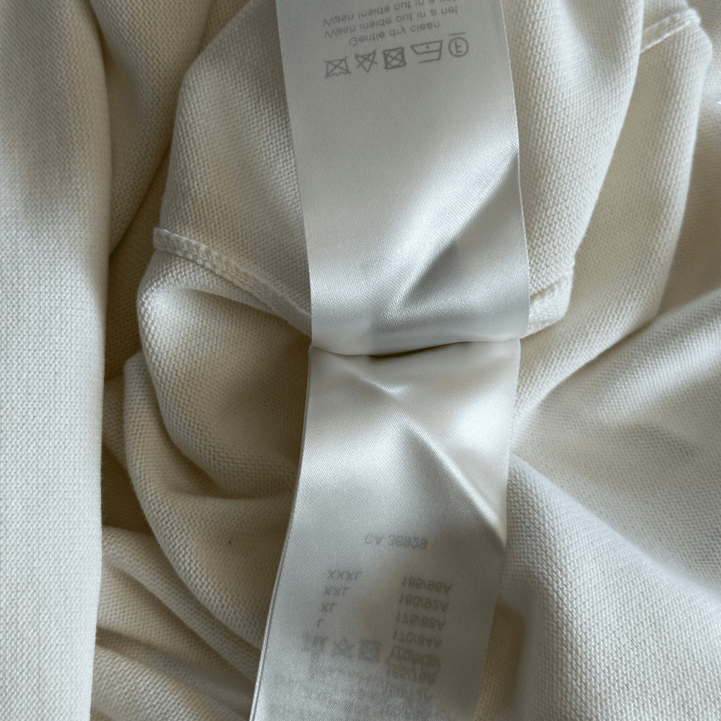 Louis Vuitton White & Yellow Pin Logo Embroidered T-Shirt - Morely TrendsLouis Vuitton Type here:)