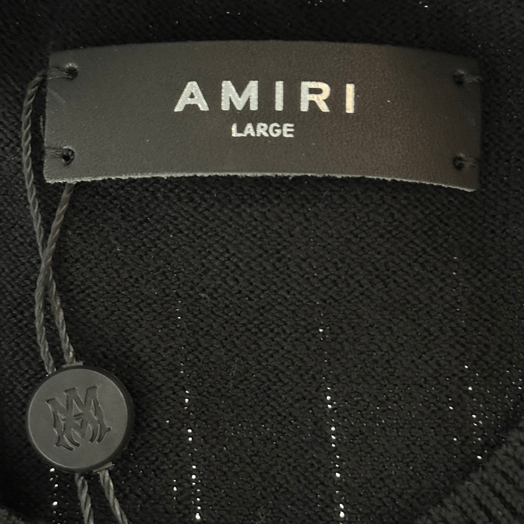 Amiri Black & White Dragon Logo Wool Sweater - Morely TrendsAmiri Type here:)