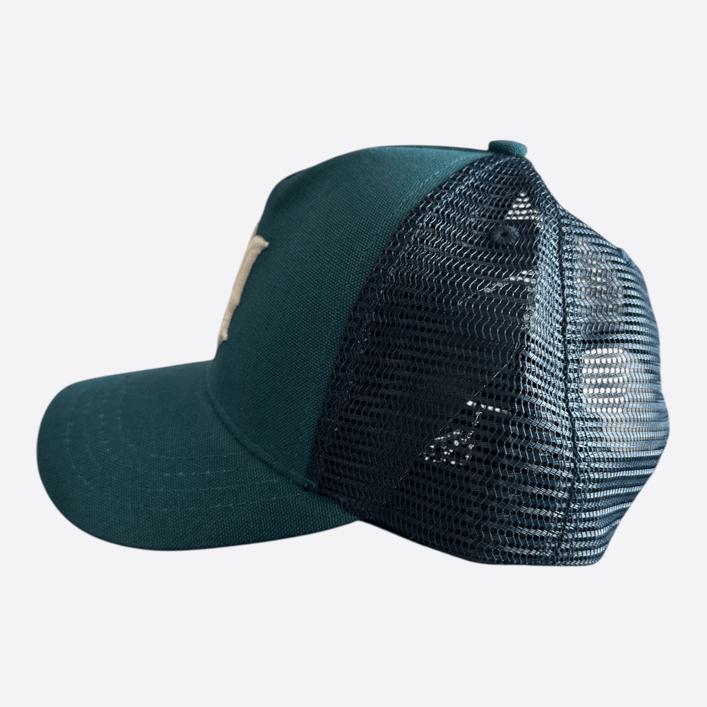 Amiri Blue & White MA Logo Kids Trucker Hat - Morely TrendsAmiri Type here:)