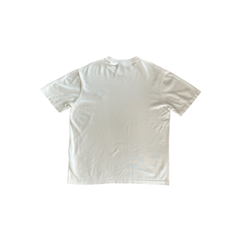 Louis Vuitton White & Grey Pin Logo Embroidered T-Shirt - Morely TrendsLouis Vuitton Type here:)