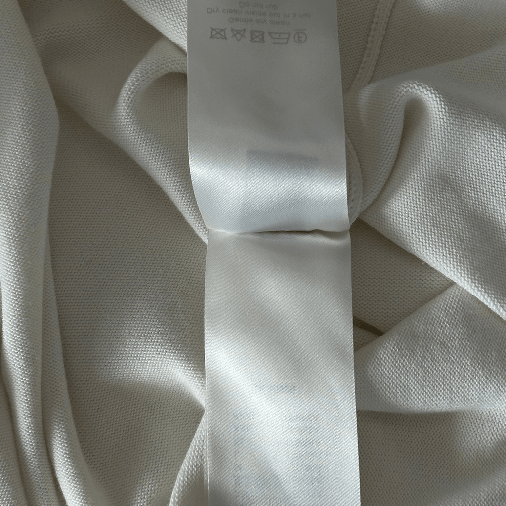 Louis Vuitton White & Grey Pin Logo Embroidered T-Shirt - Morely TrendsLouis Vuitton Type here:)