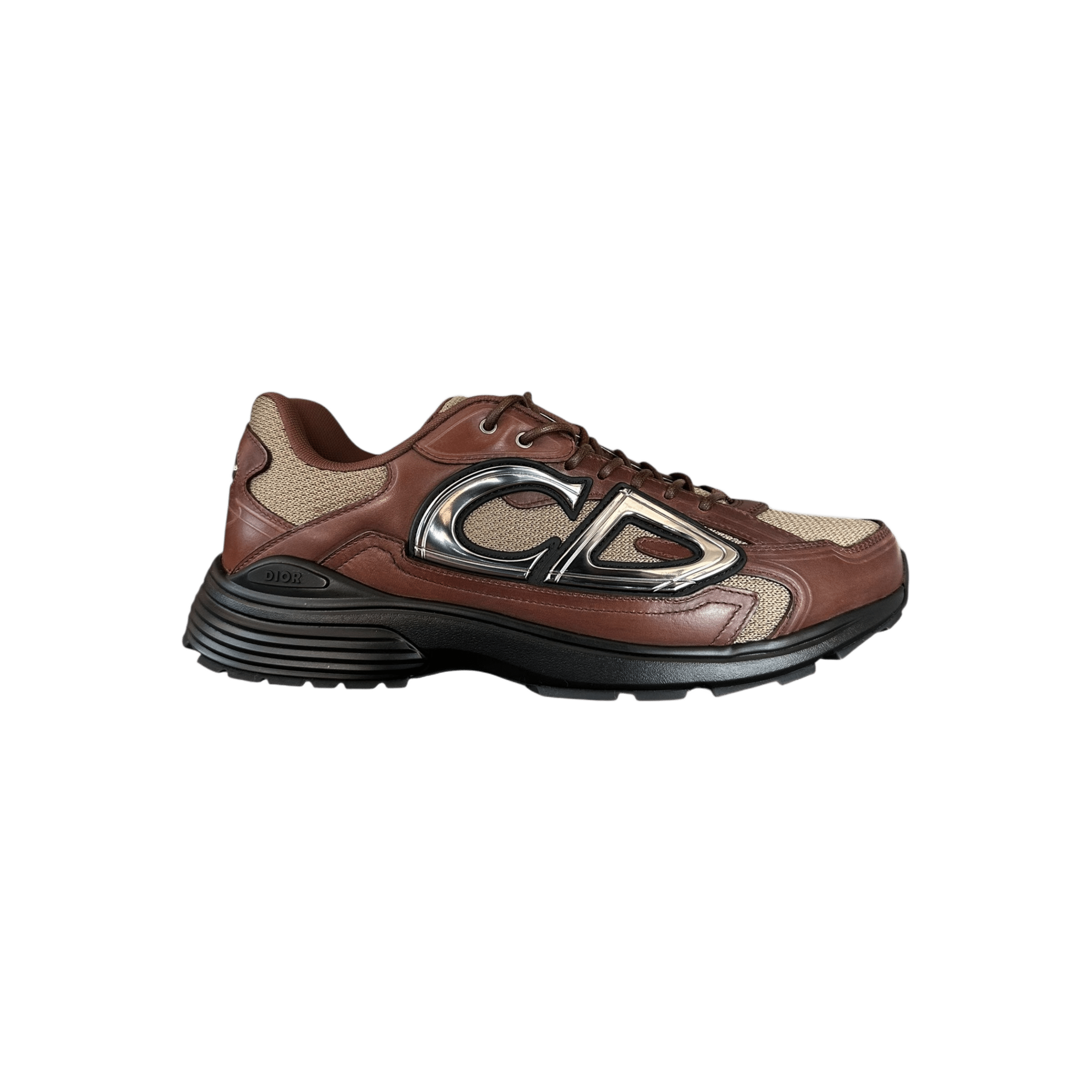 Dior Brown & Black Leather B30 Sneakers - Morely TrendsDior Type here:)