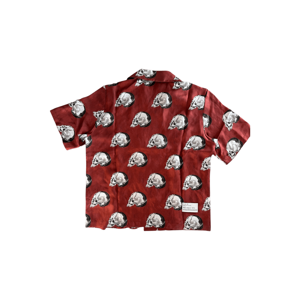 Amiri Red Skulls Silk Button Up Shirt - Morely TrendsAmiri Type here:)