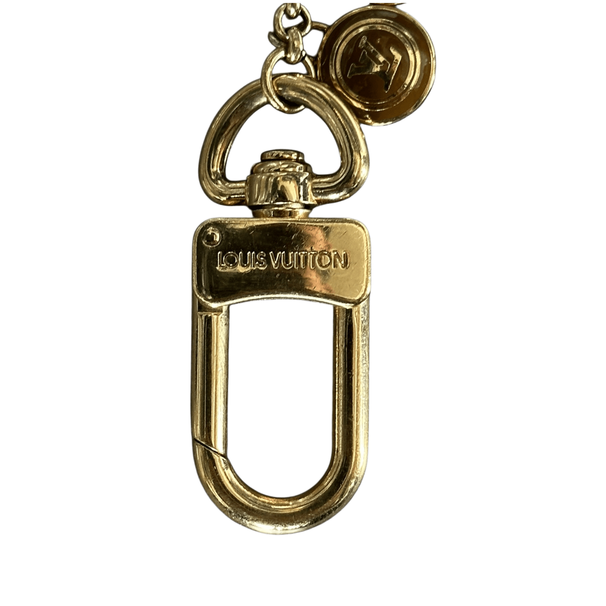 Louis Vuitton Gold & Brown Pestilles Key Chain Bag Charm - Morely TrendsLouis Vuitton Type here:)