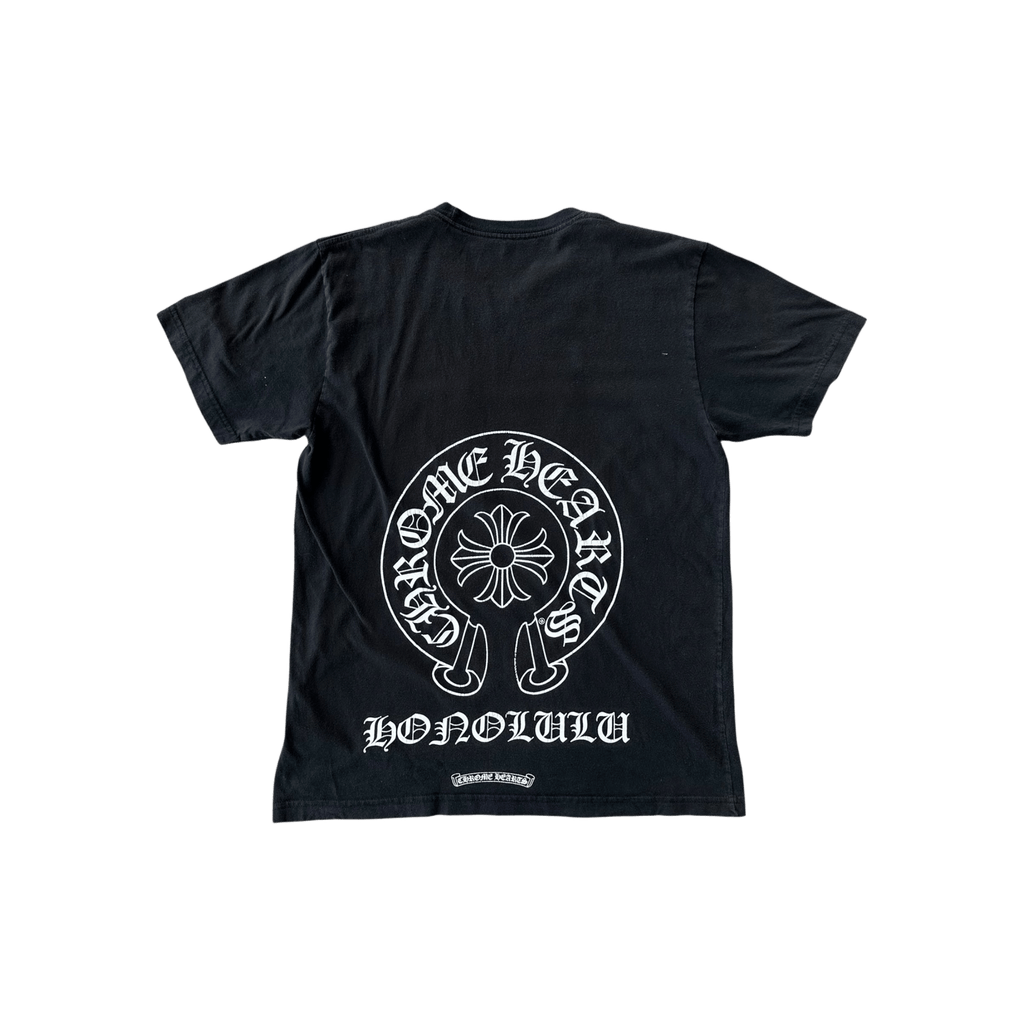 Chrome Hearts Honolulu Exclusive Horseshoe Logo T-Shirt - Morely TrendsChrome Hearts Type here:)