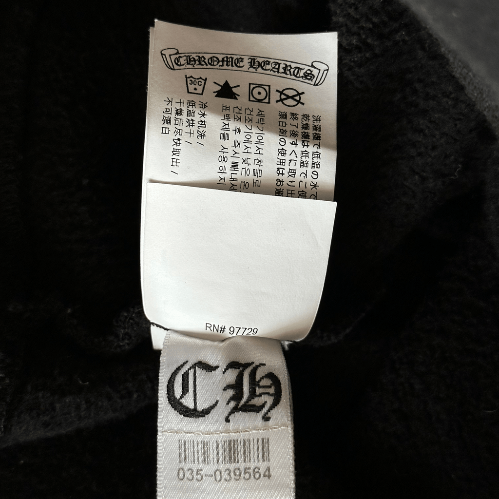 Chrome Hearts Black & White Embroidered Logo Hoodie - Morely TrendsChrome Hearts Type here:)