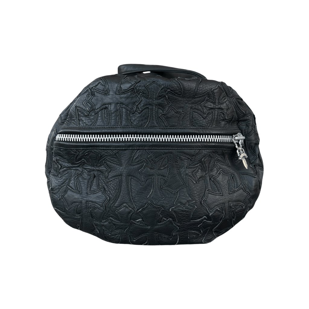 Chrome Hearts Black Leather 2XL Cross Patch Duffel Bag - Morely TrendsChrome Hearts Type here:)