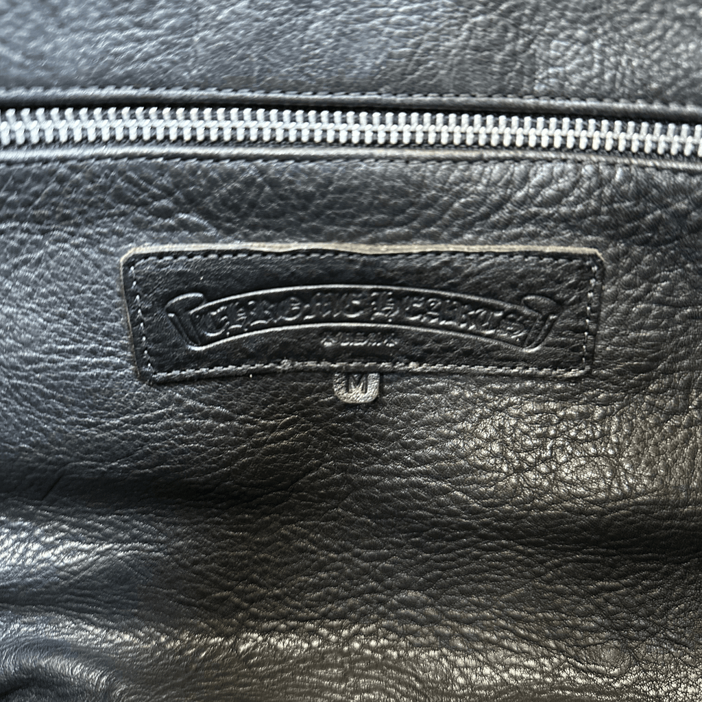 Chrome Hearts Black Leather 2XL Cross Patch Duffel Bag - Morely TrendsChrome Hearts Type here:)