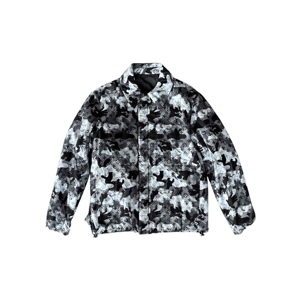 Louis Vuitton Navy Camouflage Monogram Reversible Jacket - Morely TrendsLouis Vuitton Type here:)