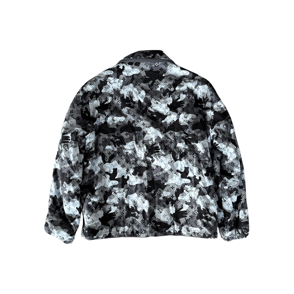 Louis Vuitton Navy Camouflage Monogram Reversible Jacket - Morely TrendsLouis Vuitton Type here:)