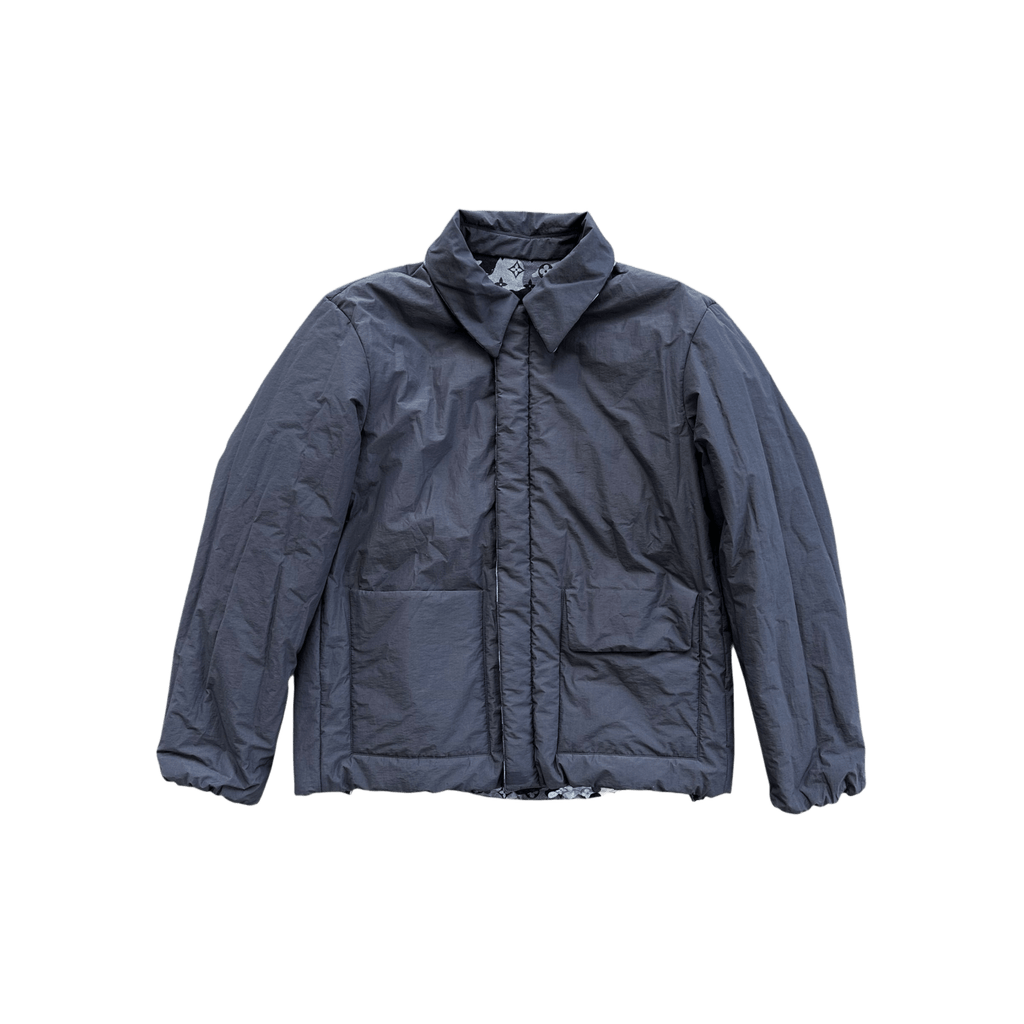 Louis Vuitton Navy Camouflage Monogram Reversible Jacket - Morely TrendsLouis Vuitton Type here:)