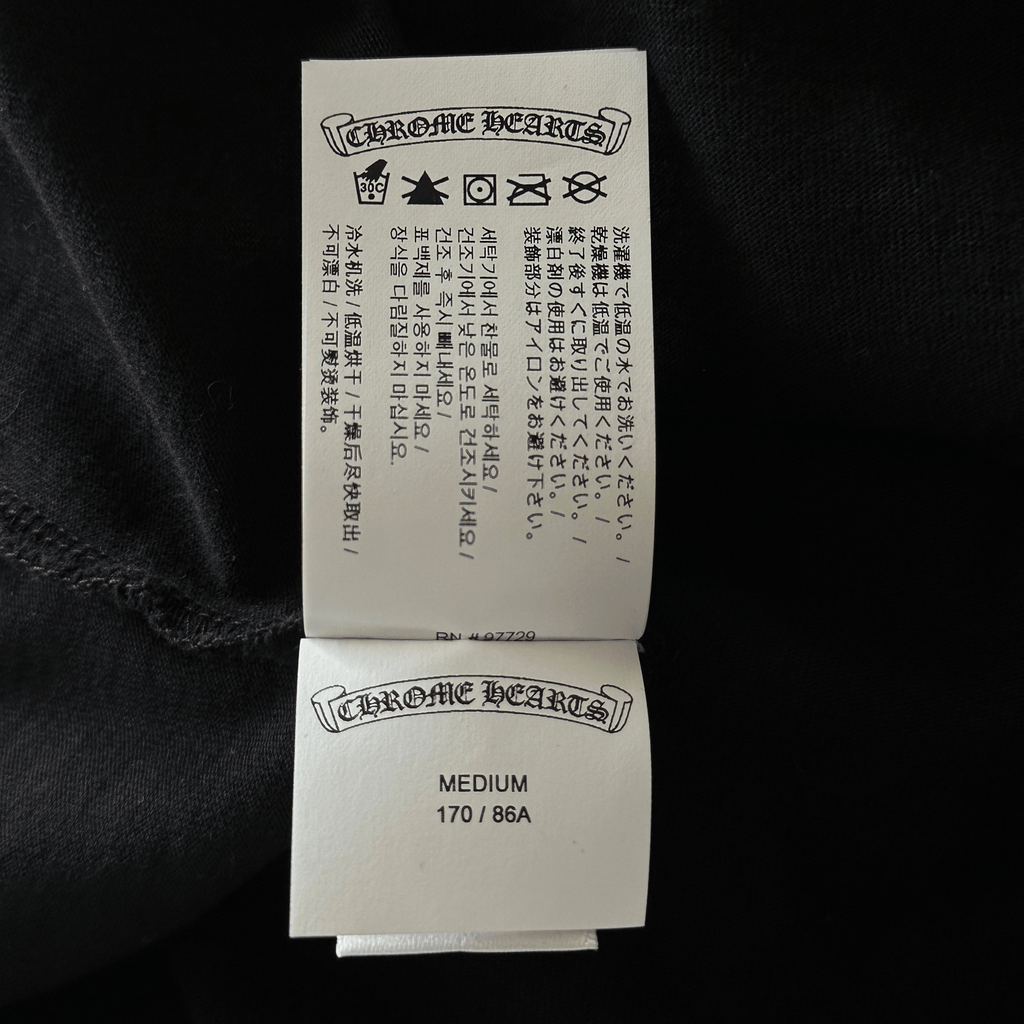 Chrome Hearts Black Velour Triple Cross Women's Longsleeve T-Shirt - Morely TrendsChrome Hearts Type here:)