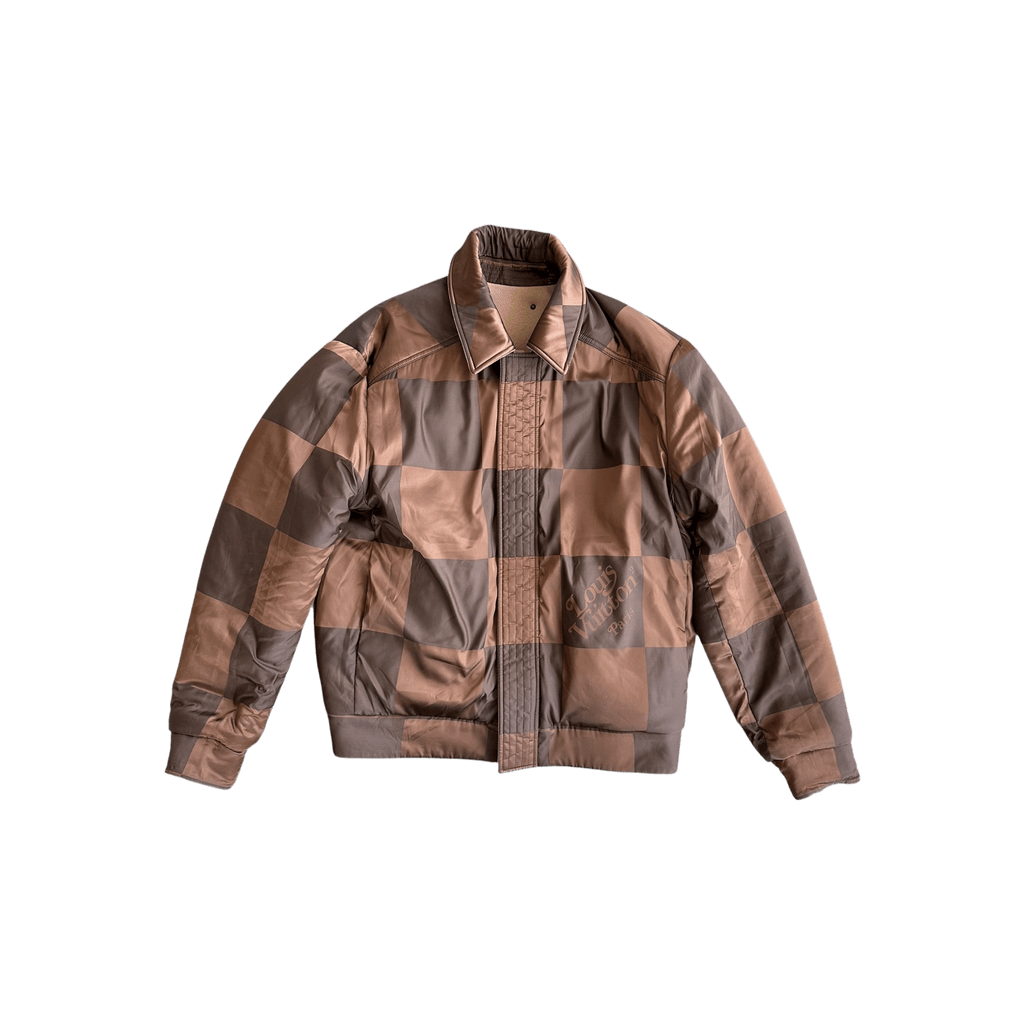 Louis Vuitton Nigo Beige & Brown Damier Reversible Bomber Jacket - Morely TrendsLouis Vuitton Type here:)