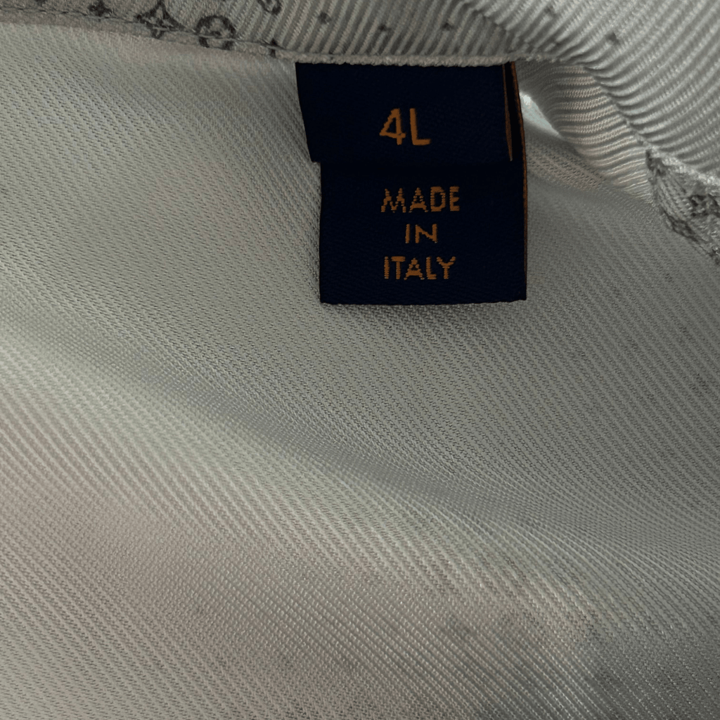 Louis Vuitton Grey LV Pixel Monogram Silk Button Up Shirt - Morely TrendsLouis Vuitton Type here:)