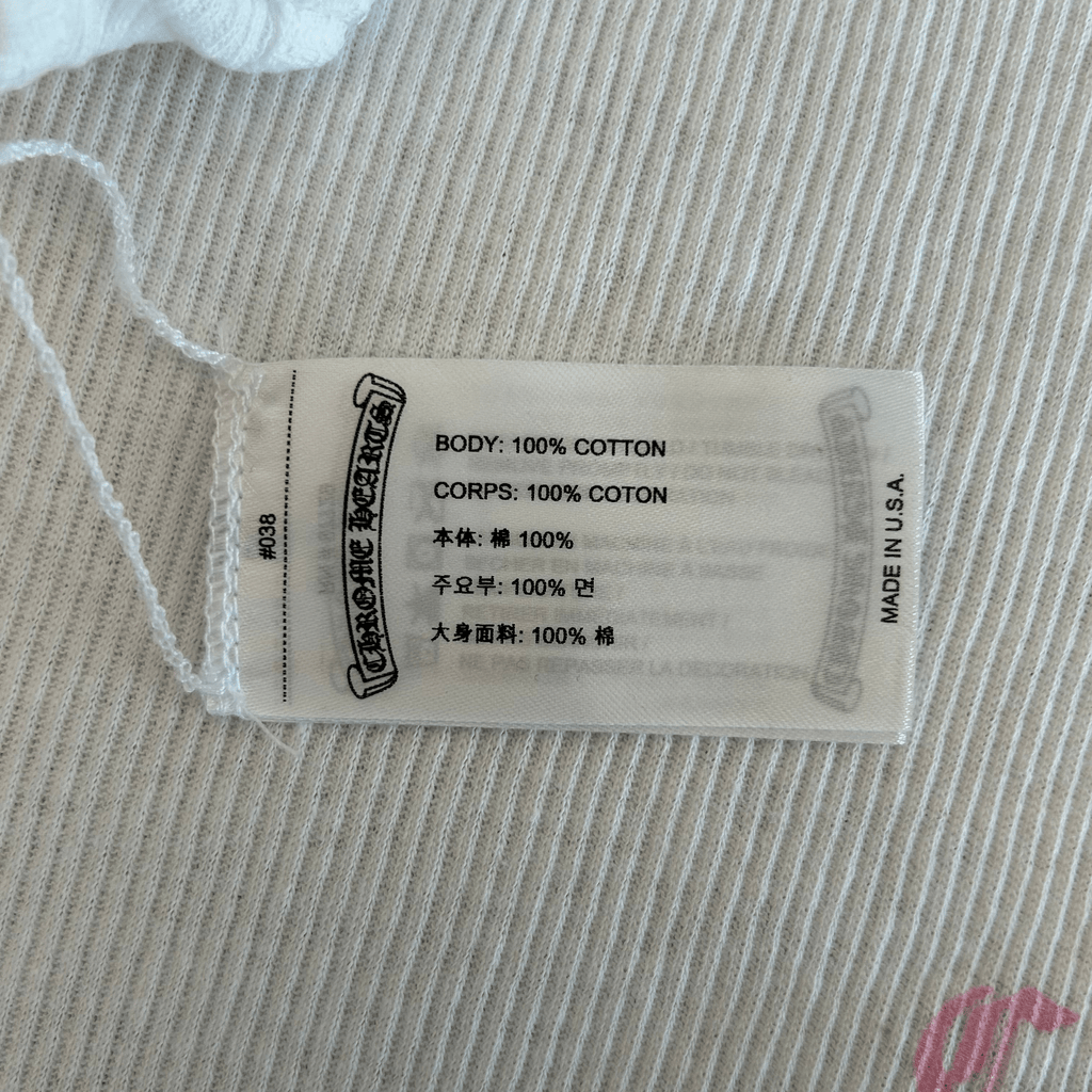 Chrome Hearts White & Pink T - Bar Logo Tank Top - Morely TrendsChrome Hearts Type here:)
