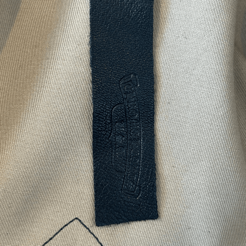 Chrome Hearts Tan & Black Cross Patch Work Dog Jacket - Morely TrendsChrome Hearts Type here:)