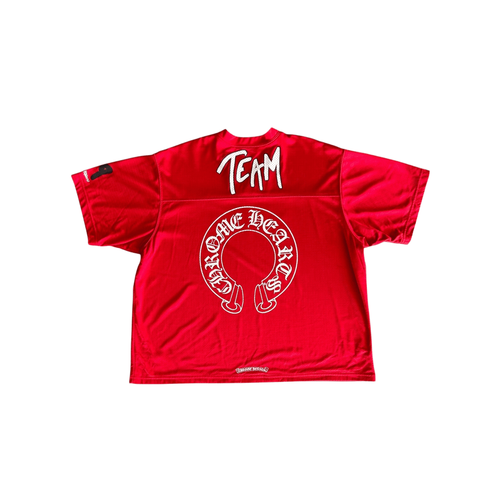 Chrome Hearts Matty Boy Red Form Mesh Jersey T-Shirt - Morely TrendsChrome Hearts Type here:)