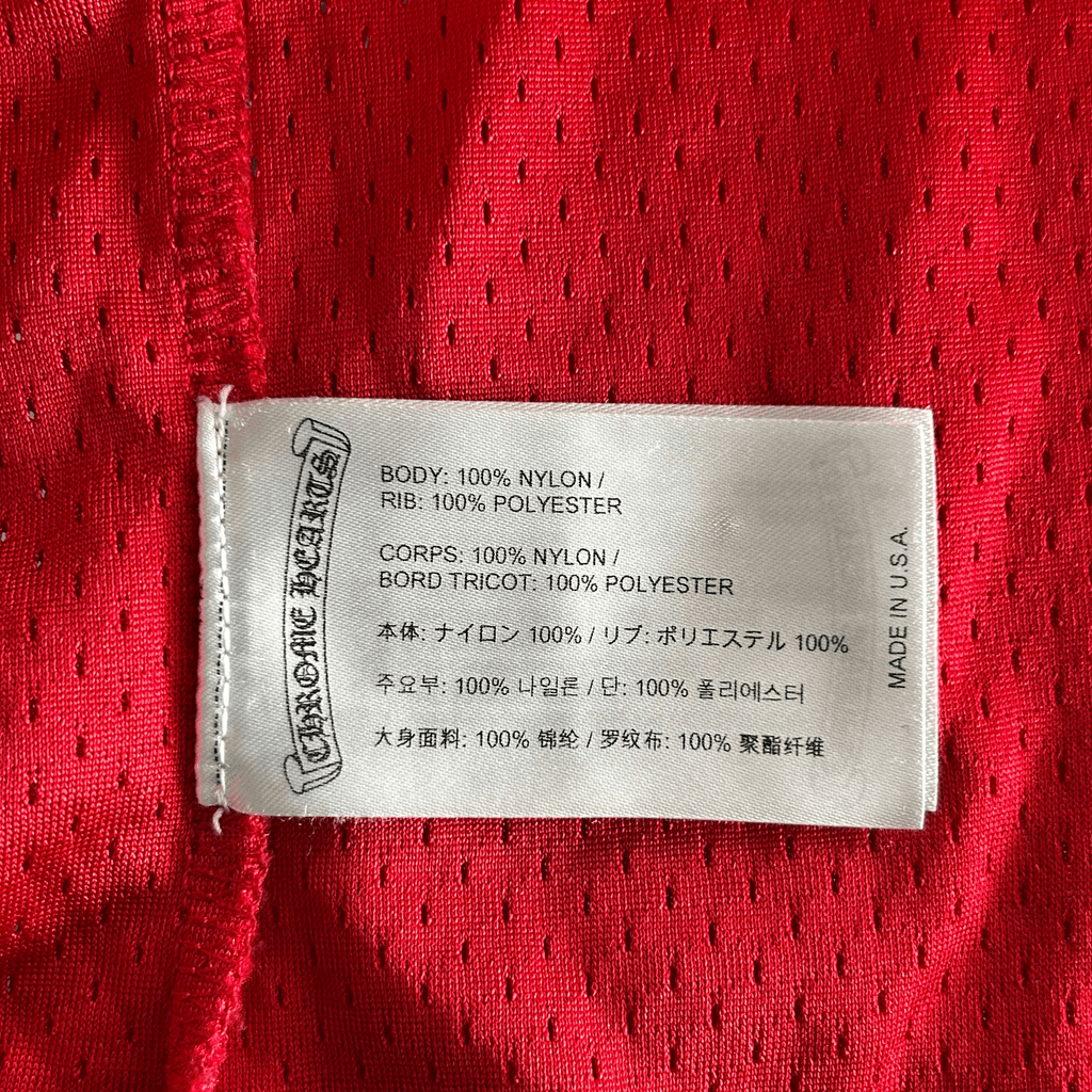 Chrome Hearts Matty Boy Red Form Mesh Jersey T-Shirt - Morely TrendsChrome Hearts Type here:)