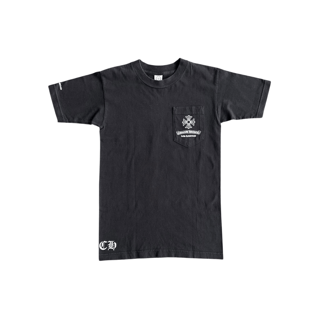 Chrome Hearts Black & White Los Angeles Exclusive Cross Logo T-Shirt - Morely TrendsChrome Hearts Type here:)