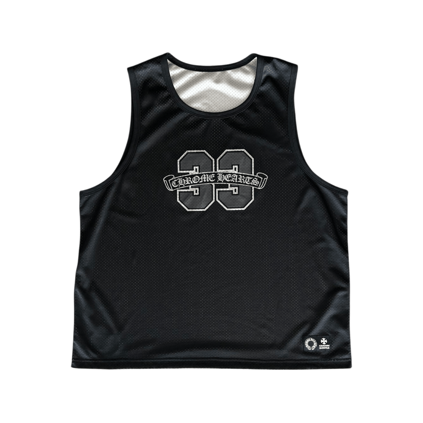 Chrome Hearts Black & White Logo Reversible Mesh Jersey - Morely TrendsChrome Hearts Type here:)