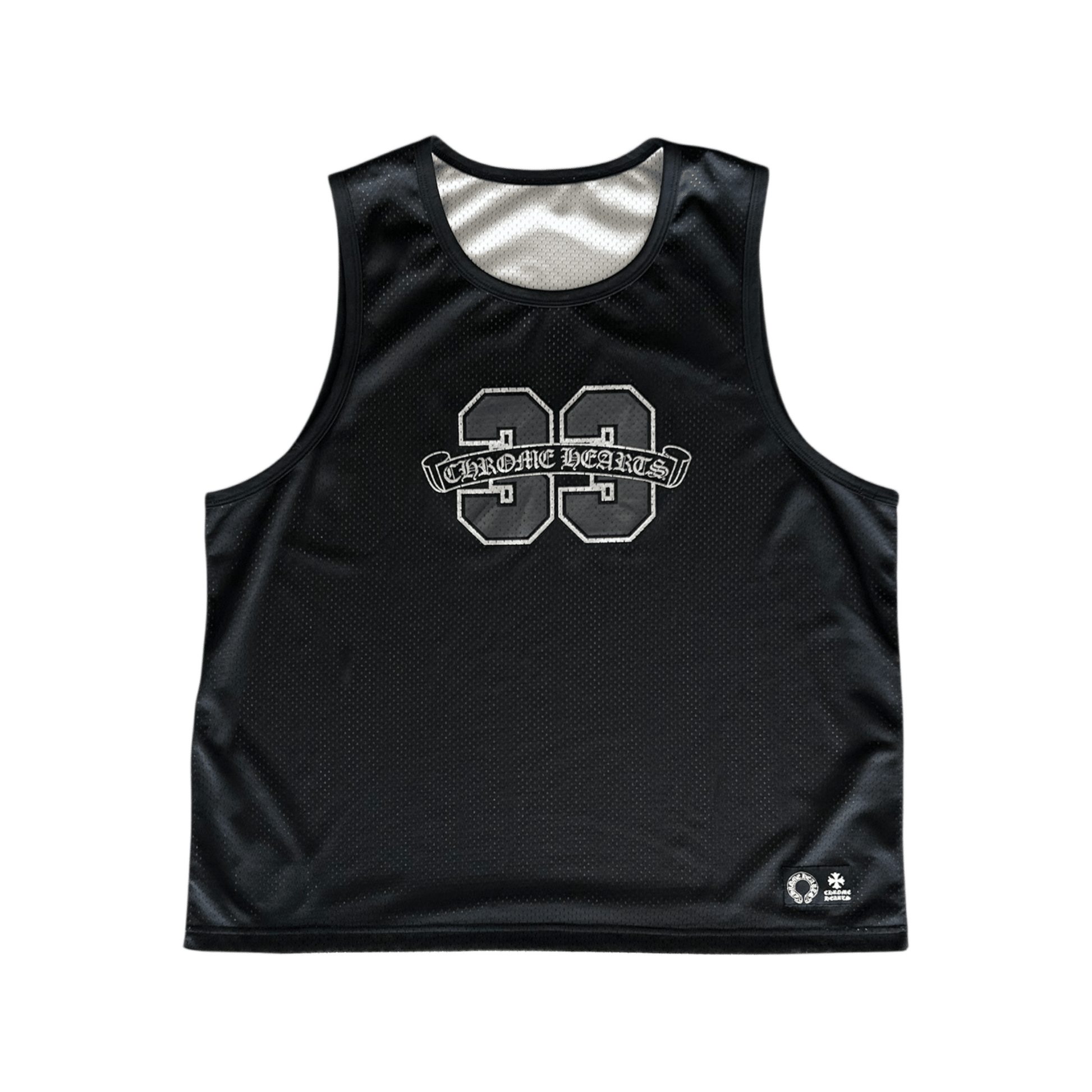 Chrome Hearts Black & White Logo Reversible Mesh Jersey - Morely TrendsChrome Hearts Type here:)
