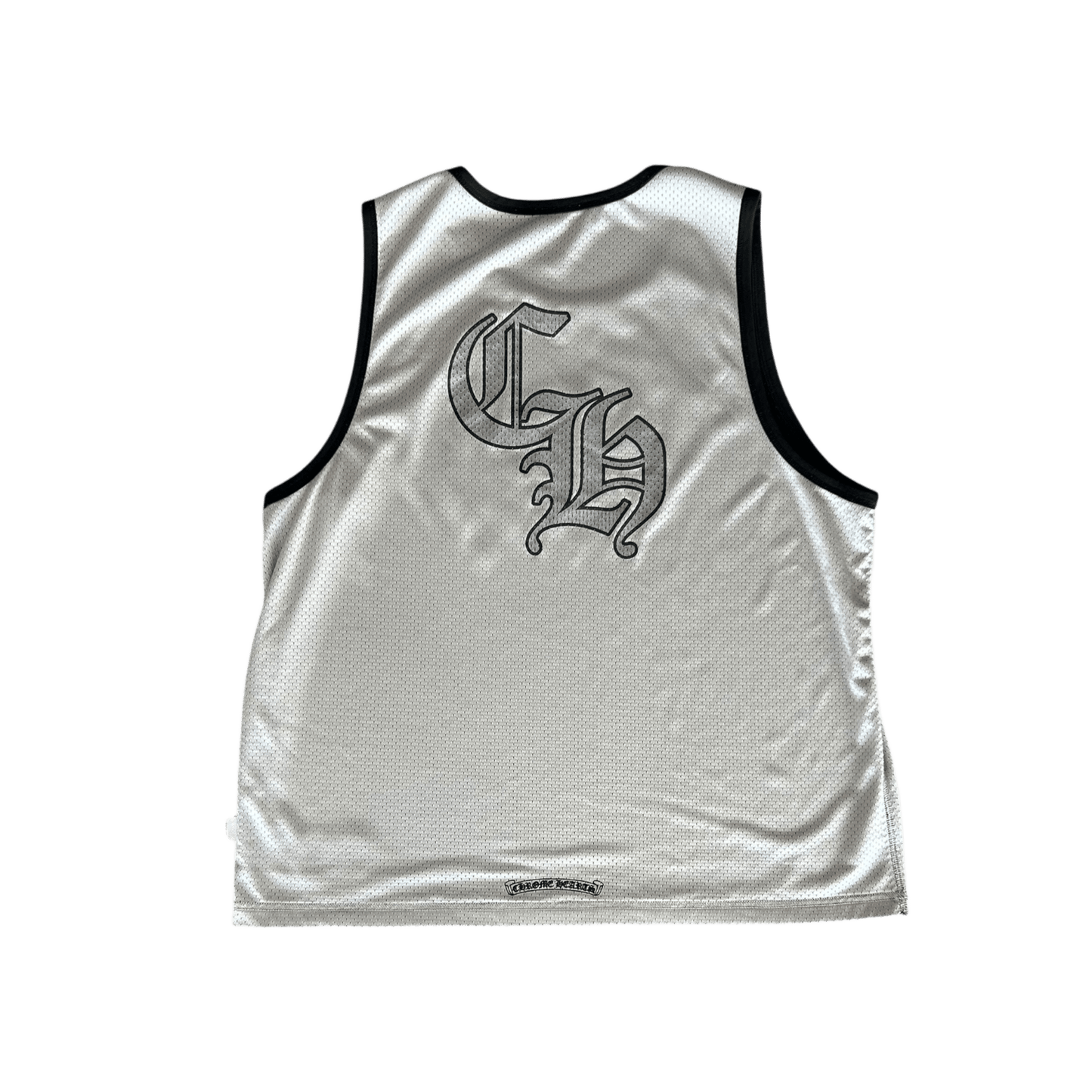 Chrome Hearts Black & White Logo Reversible Mesh Jersey - Morely TrendsChrome Hearts Type here:)
