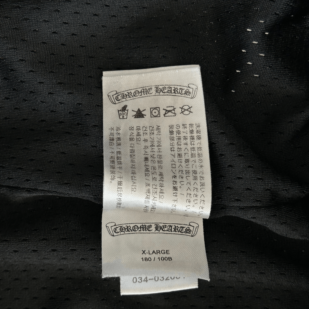 Chrome Hearts Black & White Logo Mesh Shorts - Morely TrendsChrome Hearts Type here:)