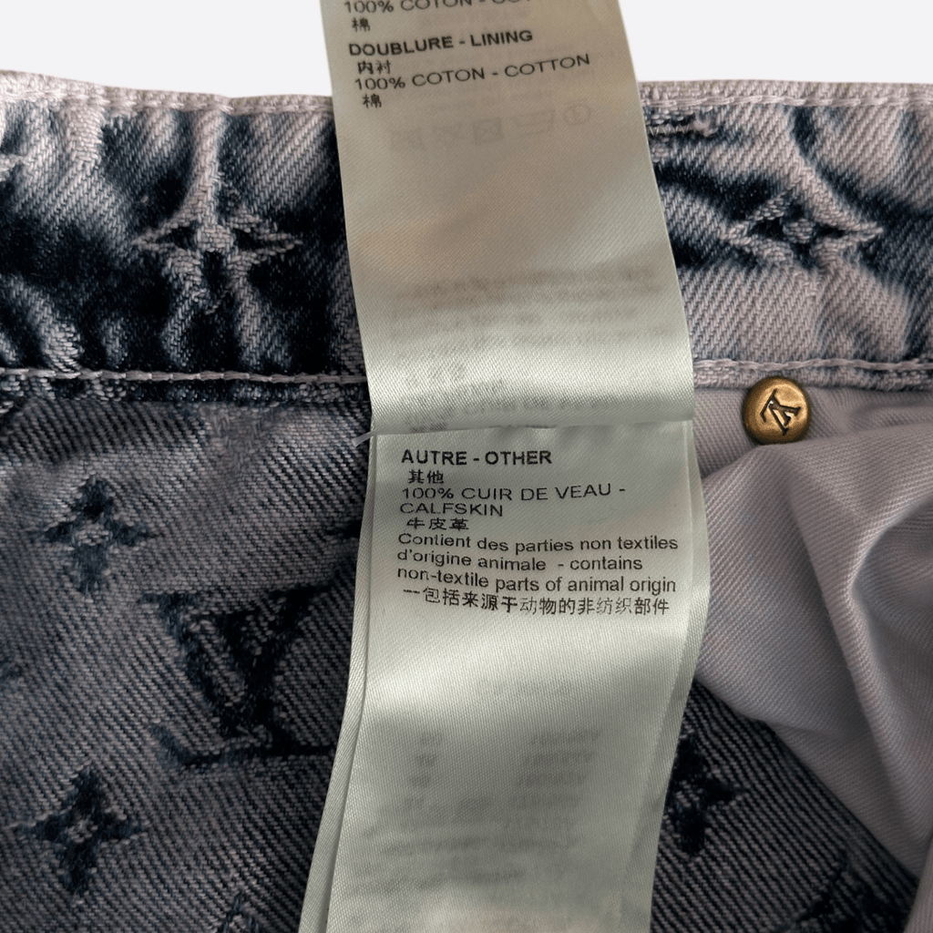 Louis Vuitton Purple & Blue Monogram Carpenter Jeans - Morely TrendsLouis Vuitton Type here:)
