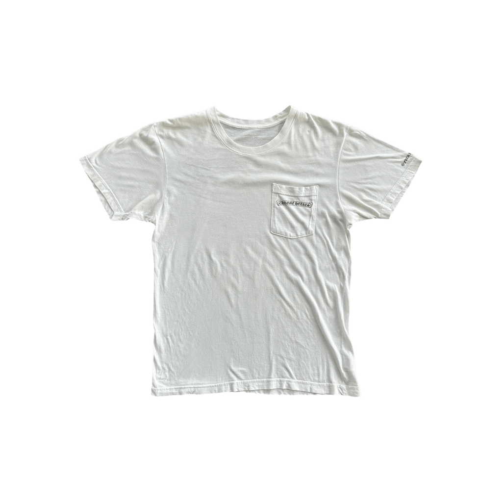 Chrome Hearts White & Black Scroll Logo T-Shirt - Morely TrendsChrome Hearts Type here:)