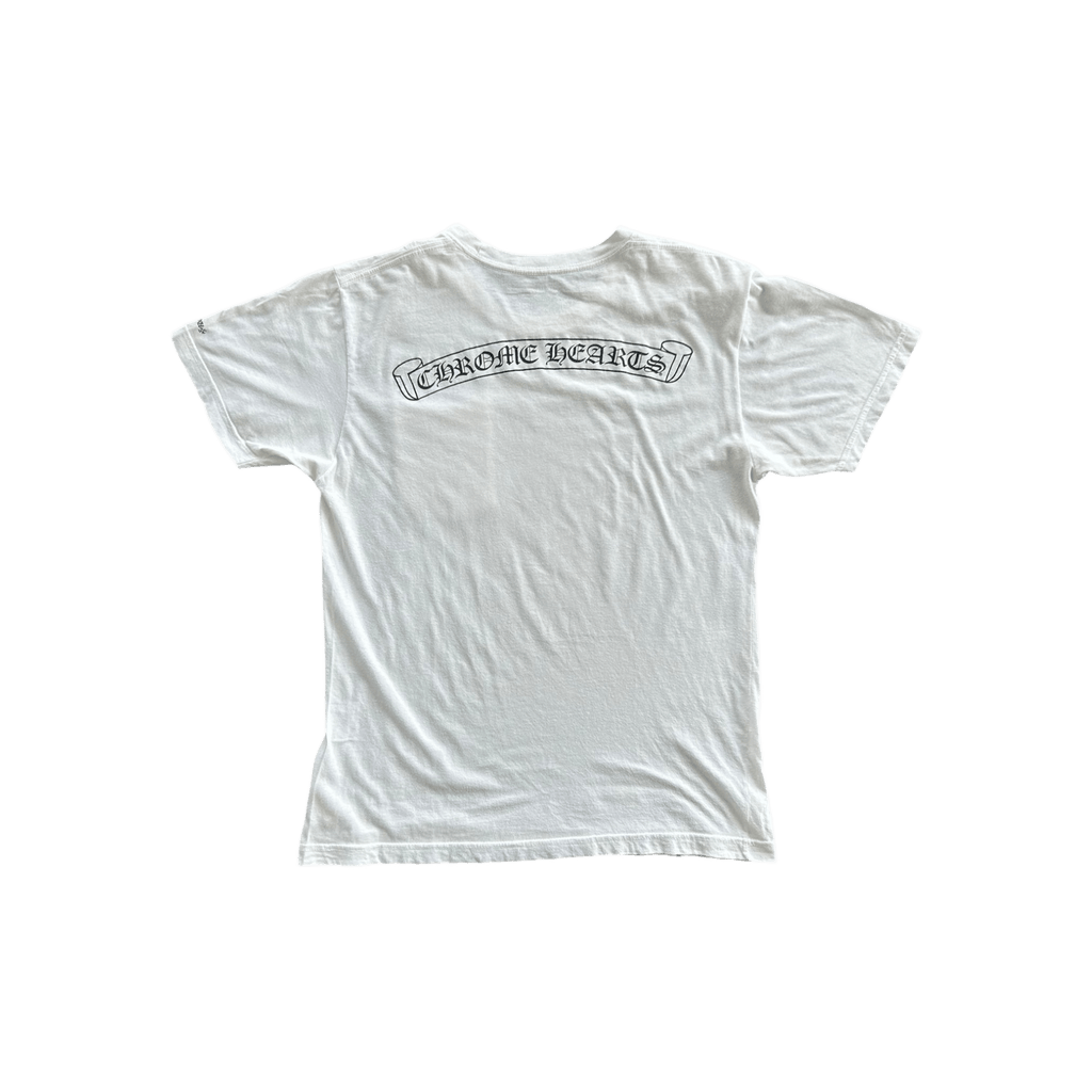 Chrome Hearts White & Black Scroll Logo T-Shirt - Morely TrendsChrome Hearts Type here:)