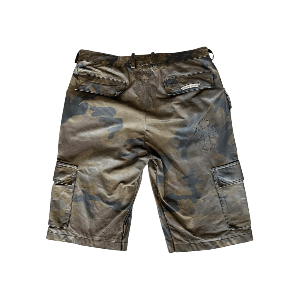 Chrome Hearts Camouflage Leather Cross Patch Cargo Shorts - Morely TrendsChrome Hearts Type here:)